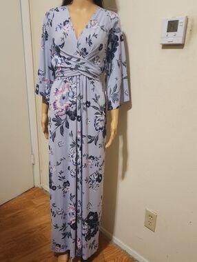 Jessica Simpson Blue and Pink Floral Dress